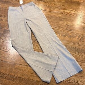 Les Copains NWT wool blend side zip refined trousers,wide leg,40 (4US), modern